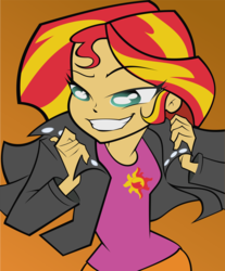 Size: 1600x1931 | Tagged: safe, artist:lunchie, artist:nerevars, sunset shimmer, equestria girls, g4, female, fresh to death, solo, vector