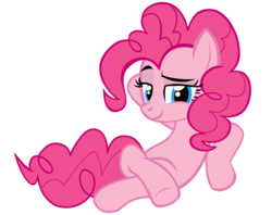 Size: 1600x1265 | Tagged: safe, artist:kuren247, pinkie pie, g4, draw me like one of your french girls, female, looking at you, pose, smiling, solo