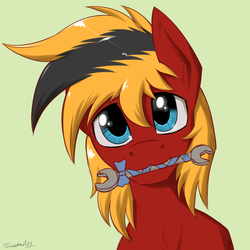 Size: 800x800 | Tagged: safe, artist:twotail813, oc, oc only, oc:gear, rcf community, cute, looking at you, wrench