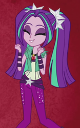 Size: 385x616 | Tagged: safe, edit, edited screencap, screencap, aria blaze, equestria girls, g4, my little pony equestria girls: rainbow rocks, ariabetes, battle of the bands, cute, eyes closed, female, happy, smiling, solo, when she smiles