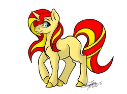 Size: 8280x6120 | Tagged: safe, artist:littlewolfstudios, sunset shimmer, pony, unicorn, g4, absurd resolution, shading