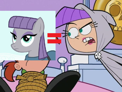 Size: 630x477 | Tagged: safe, maud pie, g4, hilarious in hindsight, separated at birth, the fairly oddparents, vicky