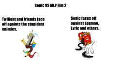 Size: 1446x737 | Tagged: safe, artist:zillythecat7, discord, draconequus, g4, comparison, crossover, doctor eggman, male, misspelling, op is a duck, sonic the hedgehog (series), text