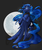 Size: 1280x1515 | Tagged: safe, artist:casynuf, princess luna, g4, female, flying, moon, solo