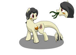 Size: 4133x2952 | Tagged: safe, artist:theandymac, oc, oc only, oc:dazuk, monster pony, original species, tatzlpony, solo