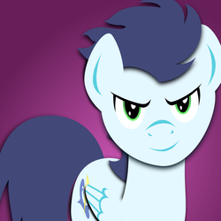 Size: 1024x1024 | Tagged: safe, artist:bryastar, soarin', pegasus, pony, g4, male, shadowbox, solo, stallion