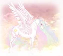 Size: 3300x2900 | Tagged: safe, artist:january-joy, princess celestia, g4, female, high res, hoers, realistic, solo