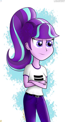 Size: 1600x3000 | Tagged: safe, artist:lisan1997, starlight glimmer, equestria girls, g4, the cutie map, clothes, equestria girls-ified, female, pants, solo