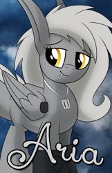 Size: 719x1112 | Tagged: safe, artist:drawponies, oc, oc only, oc:aria, badge, con badge, female, solo