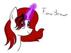 Size: 2048x1536 | Tagged: safe, artist:fiona brown, oc, oc only, oc:red velvet, pony, unicorn, cute, magic aura, request, solo