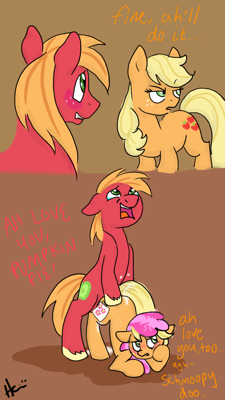 900px x 1600px - 857022 - applecest, applejack, applemac, artist:hannahugs ...