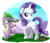 Size: 3000x2581 | Tagged: safe, artist:mimijuliane, rarity, spike, pony, unicorn, g4, female, flower, high res, male, mare, ship:sparity, shipping, straight
