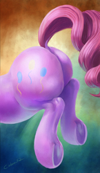 Size: 609x1050 | Tagged: safe, artist:php188, part of a set, pinkie pie, earth pony, pony, g4, balloonbutt, butt, butt only, dock, female, plot, solo, the ass was fat, underhoof