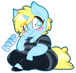 Size: 1433x1383 | Tagged: safe, artist:meb90, oc, oc only, oc:meb90, anthro, chubby, clothes, fat, ponified, solo