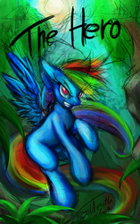 Size: 1207x1920 | Tagged: safe, artist:foldeath, rainbow dash, g4, black gryph0n, female, fighting back, paintstorm, sketch, solo, song reference