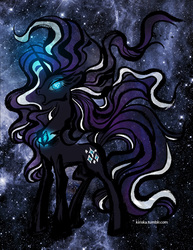 Size: 650x842 | Tagged: safe, artist:kiriska, nightmare rarity, g4, female, solo