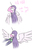 Size: 1434x2261 | Tagged: safe, artist:nobody, princess celestia, oc, oc:anon, human, g4, ..., :t, clothes, cute, cutelestia, dialogue, female, funny, hoodie, horn, horn impalement, offscreen character, open mouth, pink-mane celestia, simple background, sitting, smiling, spread wings, white background