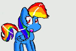 Size: 320x216 | Tagged: safe, rainbow dash, g4, 3ds, cute, happy