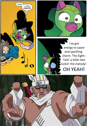 Size: 772x1115 | Tagged: safe, artist:jay fosgitt, idw, cheerilee, friendship is magic #29, g4, my little pony: friendship is magic (idw), spoiler:comic, exploitable, exploitable meme, killer b, meme, mystery mare, naruto, surprise entrance meme