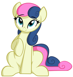 Size: 1975x2089 | Tagged: dead source, safe, artist:furrgroup, bon bon, sweetie drops, earth pony, pony, g4, adorabon, cute, female, mare, raised hoof, simple background, sitting, smiling, solo, white background