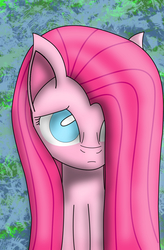 Size: 803x1223 | Tagged: safe, artist:acleus097, pinkie pie, g4, pinkamena diane pie, portrait, sad face