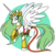 Size: 800x800 | Tagged: safe, artist:perfectpinkwater, alicorn, pony, alicornified, clothes, crossover, crown, cutie mark, dress, female, goddess, goddess of light, jewelry, kid icarus, kid icarus: uprising, mare, necklace, nintendo, palutena, ponified, race swap, raised hoof, regalia, solo, spread wings, super smash bros., wings
