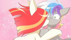 Size: 1280x720 | Tagged: safe, artist:yukina-namagaki, screencap, oc, oc only, oc:poniko, oc:rokuchan, pony, meme, oc x oc, shipping, youtube link