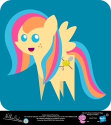 Size: 1567x1768 | Tagged: safe, artist:shikarispeeder, oc, oc only, oc:golden gates, babscon, babscon mascots, pointy ponies