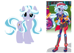 Size: 697x504 | Tagged: safe, artist:berrypunchrules, sugarcoat, earth pony, pony, equestria girls, g4, my little pony equestria girls: friendship games, crystal prep shadowbolts, equestria girls ponified, ponified, simple background, white background