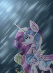 Size: 1024x1408 | Tagged: safe, artist:gloriajoy, princess cadance, g4, armor, ear fluff, female, solo, warrior cadance