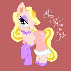 Size: 551x551 | Tagged: safe, artist:favius, pony, miss piggy, ponified, solo, the muppets