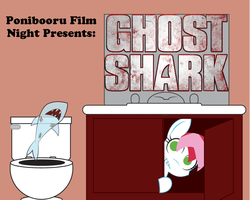 Size: 1000x800 | Tagged: safe, oc, oc only, oc:flicker, shark, ponibooru film night, ghost shark