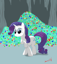 Size: 5545x6157 | Tagged: safe, artist:eriada, rarity, g4, absurd resolution, female, gem, solo