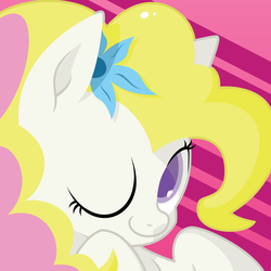 Size: 4314x4314 | Tagged: safe, artist:aa-69, artist:misterdavey, surprise, pony, g1, g4, absurd resolution, female, flower in hair, g1 to g4, generation leap, solo