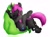 Size: 1280x943 | Tagged: safe, artist:oddends, oc, oc only, oc:azure slash, oc:lacewing, changeling, pony, unicorn, changeling oc, hug, pillow, purple changeling