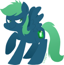 Size: 500x508 | Tagged: safe, artist:coggler, oc, oc only, commission, emerald