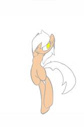 Size: 682x1024 | Tagged: safe, artist:nillinx, oc, oc only, oc:plush, earth pony, pony, base used, simple background