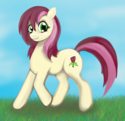 Size: 798x768 | Tagged: safe, artist:gunslingerpen, roseluck, earth pony, pony, g4, female, mare, solo