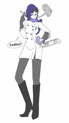Size: 600x1067 | Tagged: safe, artist:miracle32, rarity, equestria girls, g4, female, palindrome get, solo, spy, spy (tf2), team fortress 2
