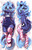 Size: 519x810 | Tagged: safe, artist:kolshica, princess luna, semi-anthro, g4, adorasexy, body pillow, body pillow design, butt, butt wings, clothes, cute, female, filly, lunabetes, nudity, one-piece swimsuit, plot, s1 luna, school swimsuit, sexy, socks, solo, striped socks, swimsuit, woona