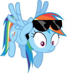 Size: 488x540 | Tagged: safe, artist:aa-69, artist:misterdavey, rainbow dash, smile hd, g4, .svg available, female, simple background, solo, sunglasses, transparent background, vector