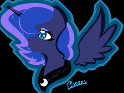 Size: 1280x960 | Tagged: safe, artist:nothin-but-my-bones, princess luna, lunadoodle, g4, female, solo