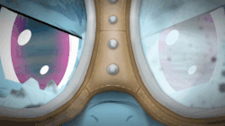 Size: 480x270 | Tagged: safe, artist:firgof, artist:swan song, rainbow dash, fanfic:austraeoh, g4, animated, broken glass, close-up, crying, dirty, extreme close-up, eyes, fanfic, fanfic art, female, goggles, parallax scrolling, reflection
