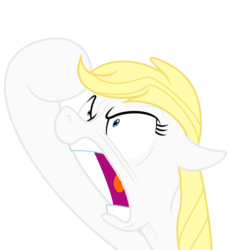Size: 943x1024 | Tagged: safe, artist:anonymous, edit, oc, oc only, oc:aryanne, earth pony, pony, angry, female, fist, rage, screaming, shaking, simple background, solo, swearing, transparent background, vector