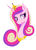 Size: 500x691 | Tagged: safe, artist:yoonny92, princess cadance, g4, bust, female, portrait, solo