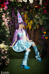 Size: 3840x5760 | Tagged: safe, artist:sabishiihoshi, trixie, human, g4, cape, clothes, cosplay, hat, irl, irl human, photo, ril, trixie's cape, trixie's hat