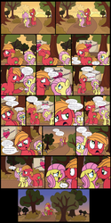 Size: 2704x5392 | Tagged: safe, artist:graciegirl328, big macintosh, fluttershy, earth pony, pony, comic:the jacky horror web comic, g4, billboard, blushing, boop, comic, dialogue, female, hug, male, mare, marriage proposal, nose wrinkle, noseboop, rocky horror picture show, ship:fluttermac, shipping, speech bubble, stallion, straight, sunset, sweat