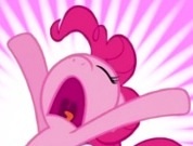 Size: 178x135 | Tagged: safe, pinkie pie, g4, big no, eyes closed, hooves in air, picture for breezies, screaming, uvula, volumetric mouth