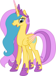 Size: 3080x4180 | Tagged: safe, artist:90sigma, princess gold lily, cute, female, high res, looking at you, open mouth, simple background, smiling, solo, transparent background, vector
