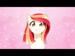 Size: 1024x768 | Tagged: safe, artist:yukina-namagaki, screencap, oc, oc only, oc:poniko, pony, anime, cute, japan ponycon, looking at you, ocbetes, smiling, youtube link